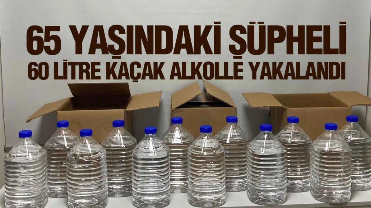 Samsun&rsquo;da Ka&ccedil;ak Alkol Operasyonu: 60 Litre Yakalandı