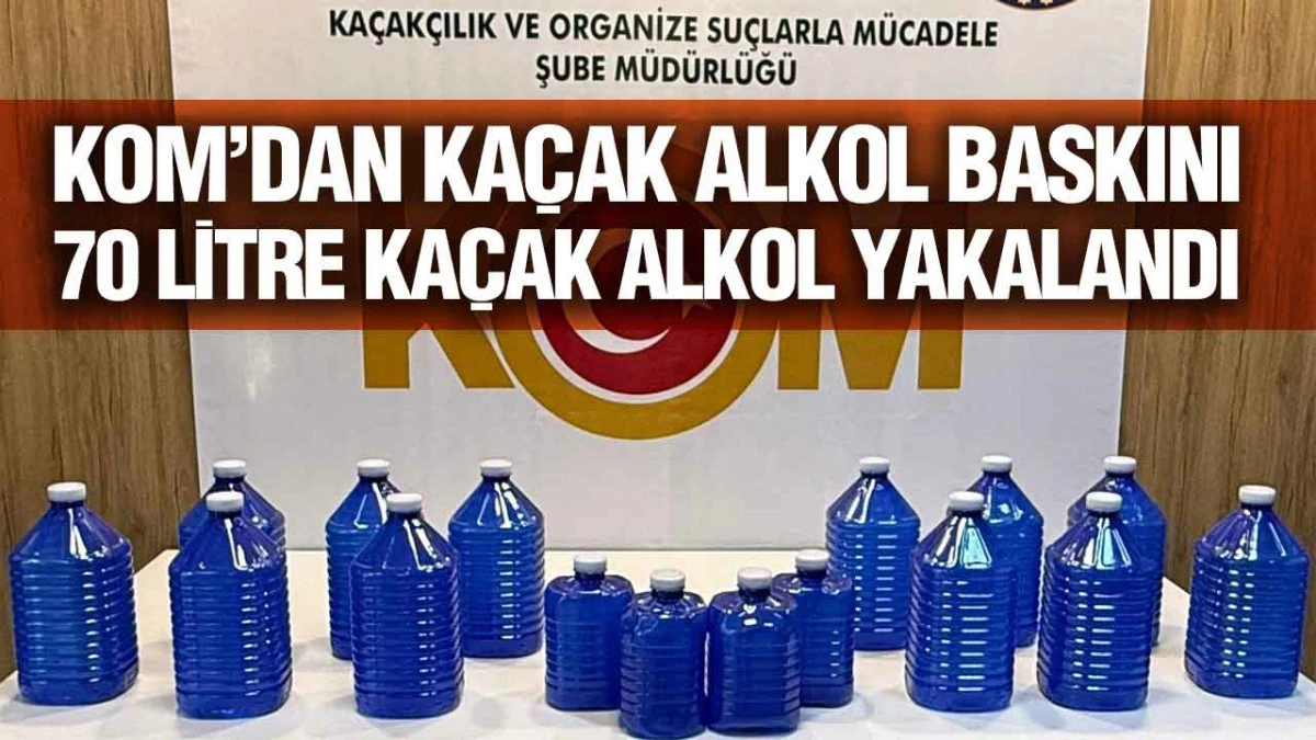 Samsun&rsquo;da Ka&ccedil;ak İ&ccedil;ki Operasyonu