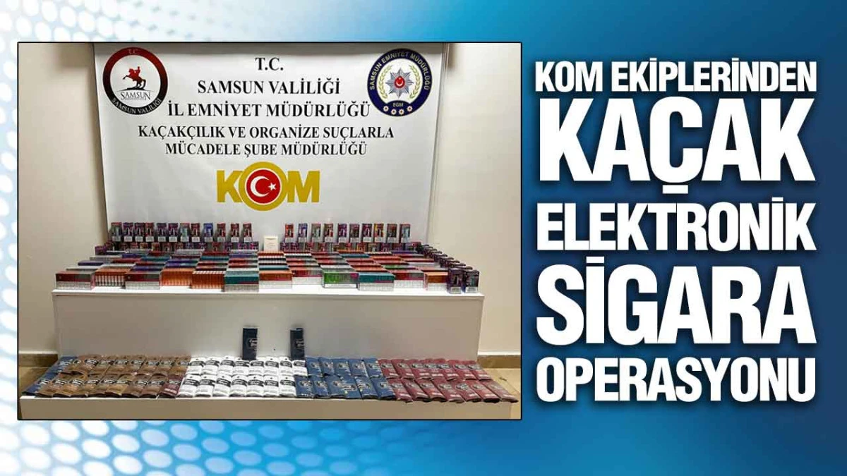Samsun’da Kaçakçılık Darbesi: 750’den Fazla Ürün Yakalandı