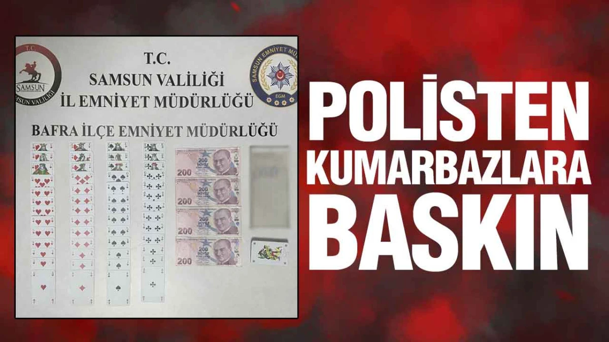 Samsun&rsquo;da Kıraathaneye Kumar Denetimi