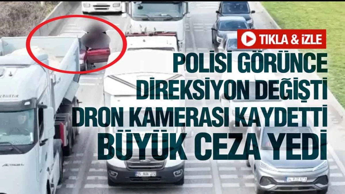 Samsun&rsquo;da Kırmızı Işıkta S&uuml;r&uuml;c&uuml; Değiştiren Araca 46 Bin TL Ceza