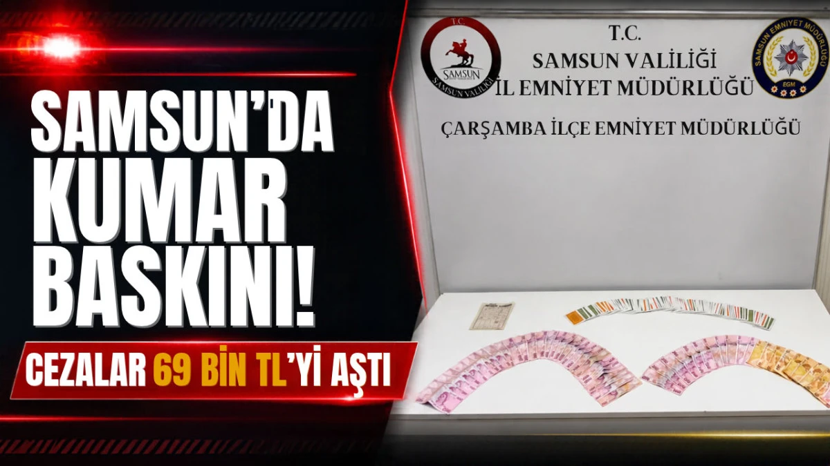 Samsun&rsquo;da Kumar Oynayan 6 Kişiye Ağır Ceza