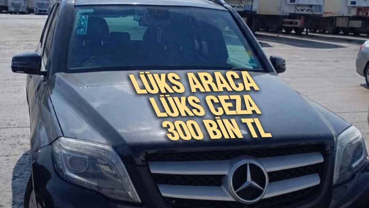 Samsun&rsquo;da L&uuml;ks Araca El Konuldu: 300 Bin TL Ceza Uygulandı