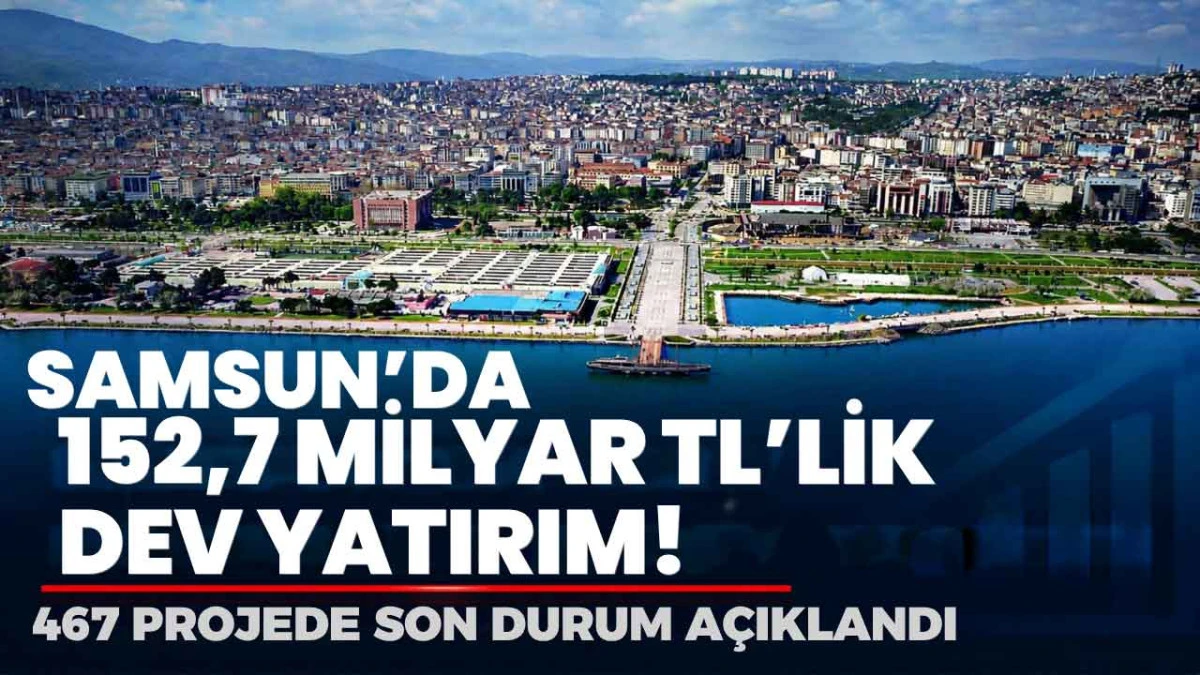 Samsun&rsquo;da Milyarlarca Liralık Projeler: İşte Kentin Yeni Yatırım Hedefleri