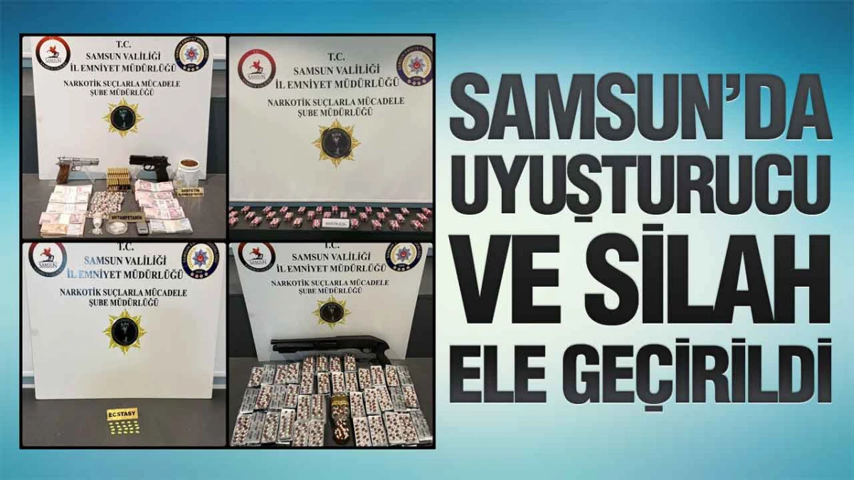 Samsun&rsquo;da Narkotik Darbesi, 3 İl&ccedil;ede Operasyon, 7 G&ouml;zaltı