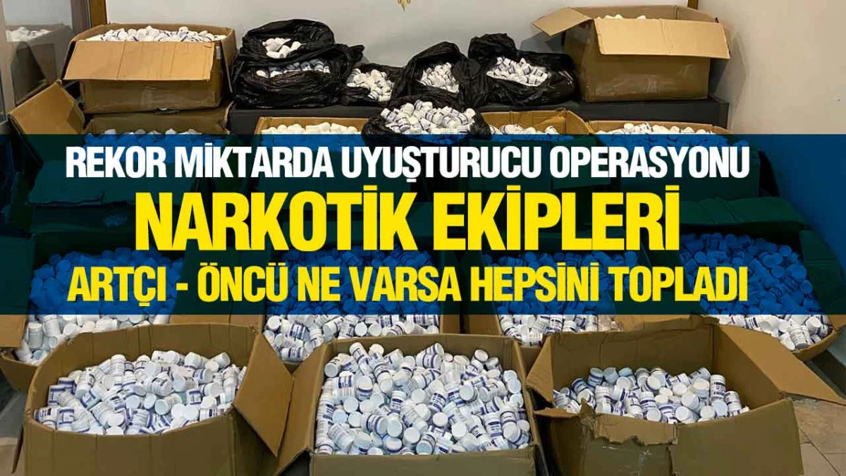 Samsun’da Narkotik Ekiplerinden Dev Baskın