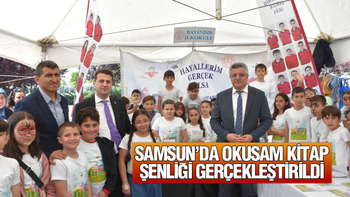 Samsun’da OKUSAM Kitap Şenliği Gerçekleştirildi
