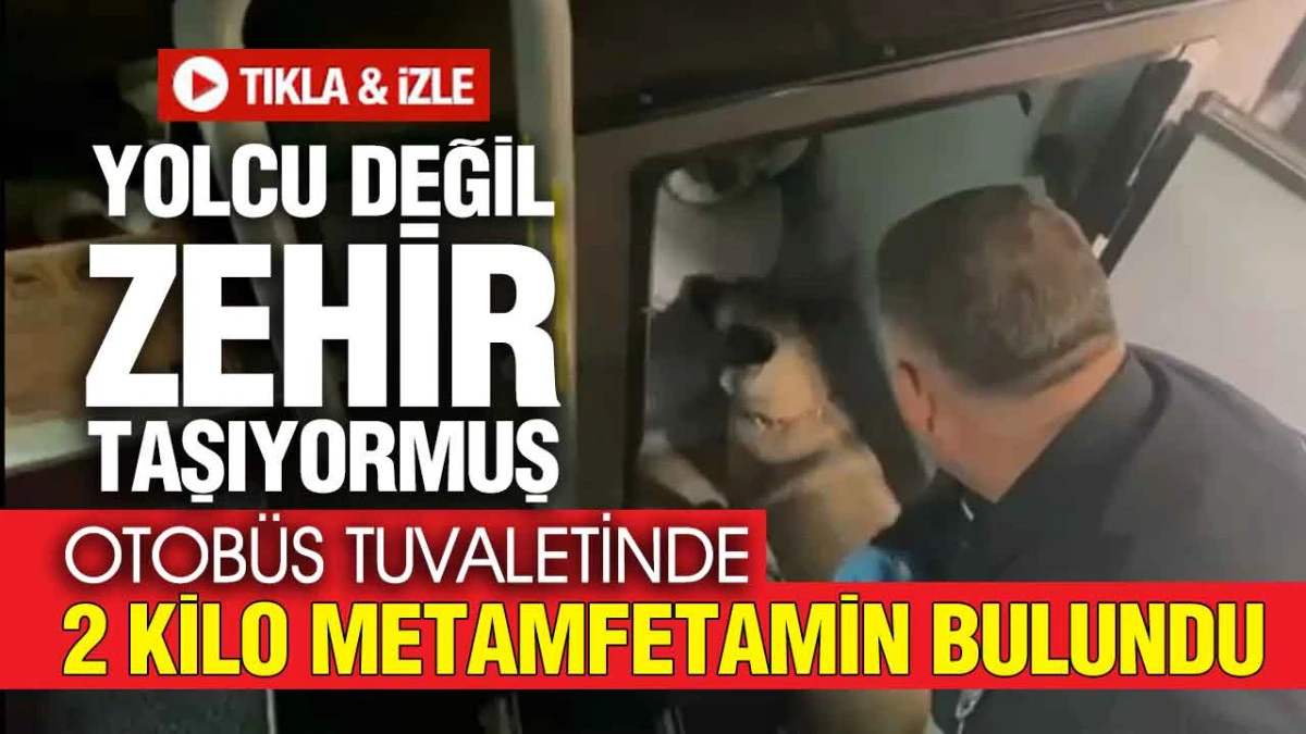 Samsun’da Otobüsle Uyuşturucu Sevkiyatı: 2 Kilo Metamfetamin Ele Geçirildi