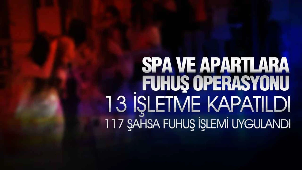 Samsun’da Spa ve Apartlara Fuhuş Operasyonu