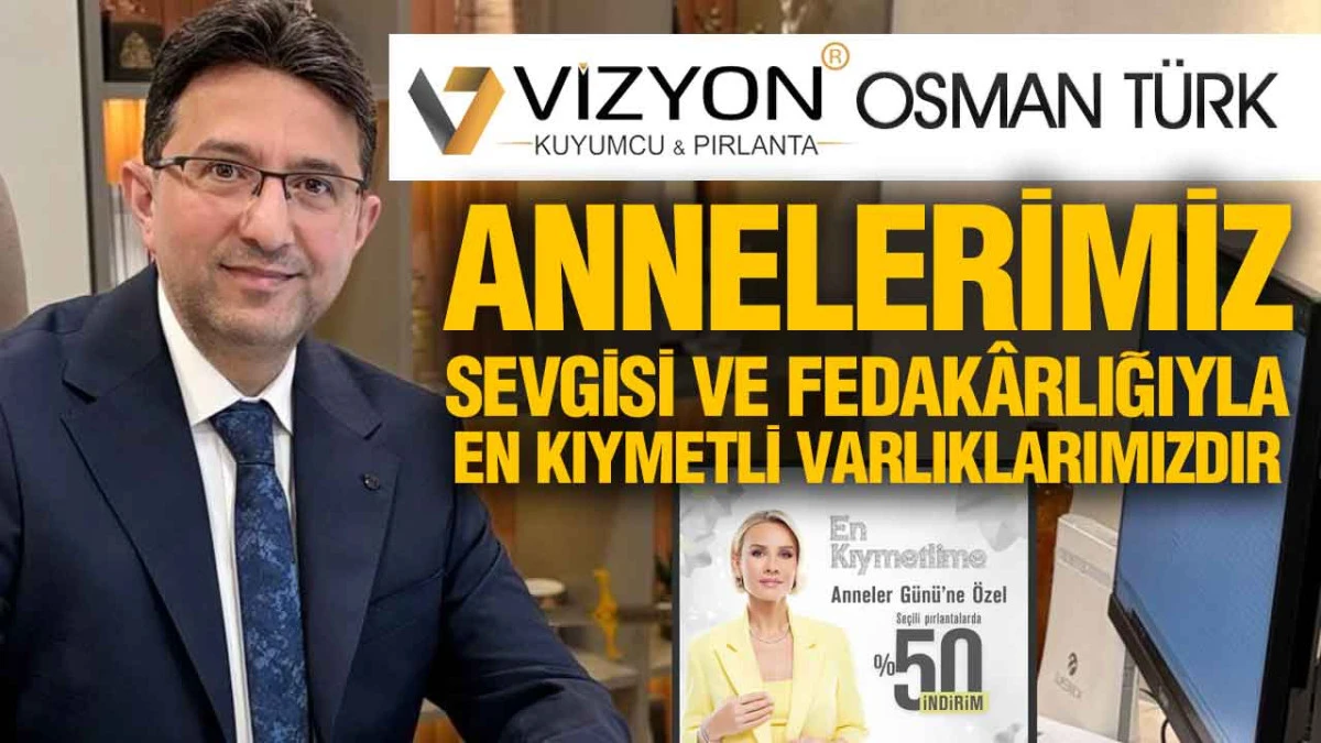 Samsun&rsquo;da Vizyon Kuyumcu&rsquo;dan Anneler G&uuml;n&uuml;ne Anlamlı Hediye