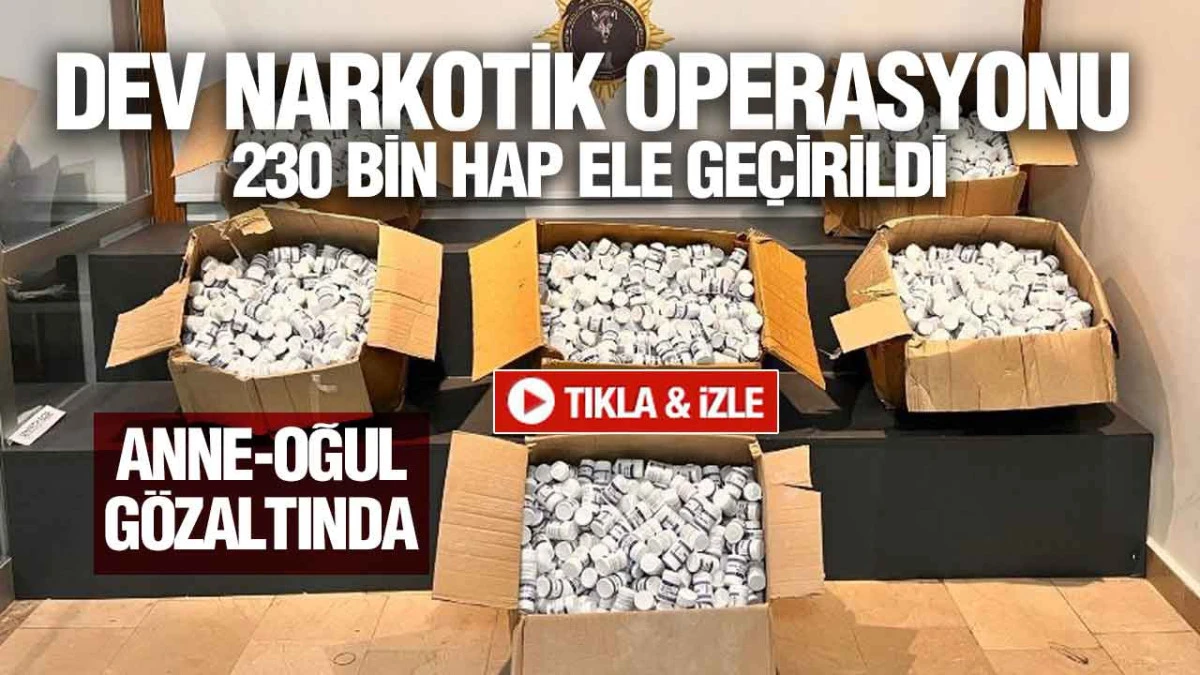 Samsun&rsquo;da Zehir Tacirlerine Darbe, Binlerce Hap Ele Ge&ccedil;irildi