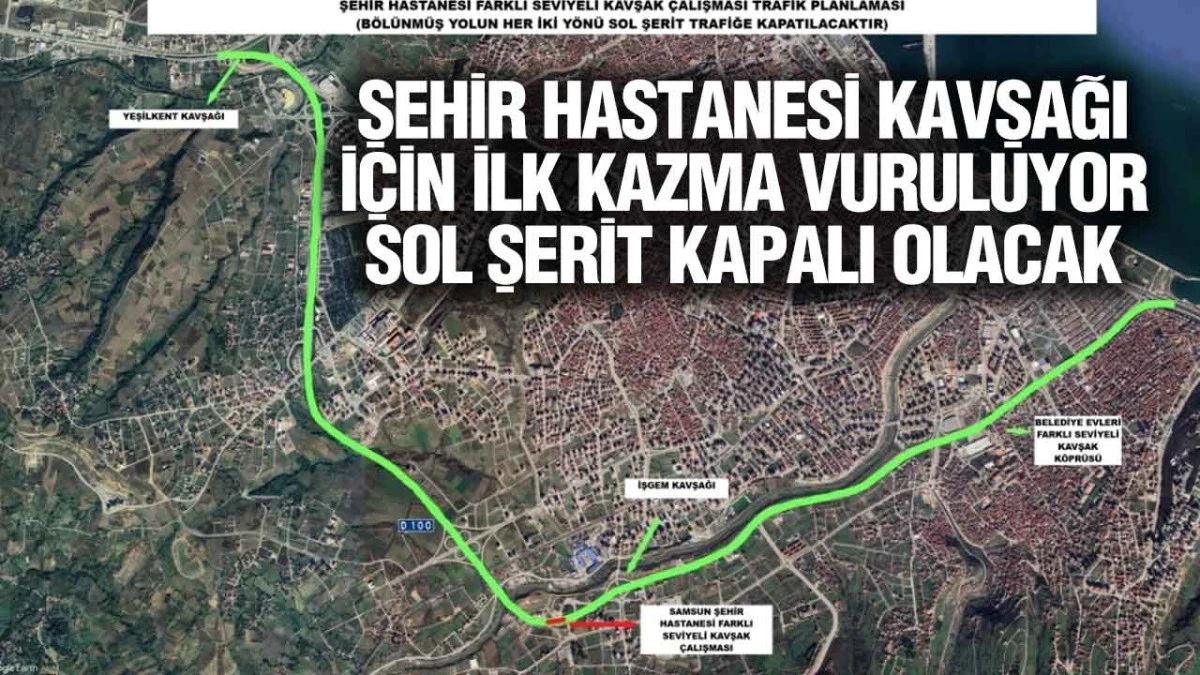 Samsunlu S&uuml;r&uuml;c&uuml;ler Dikkat! Ankara Bulvarı'nda Trafik D&uuml;zeni Değişecek