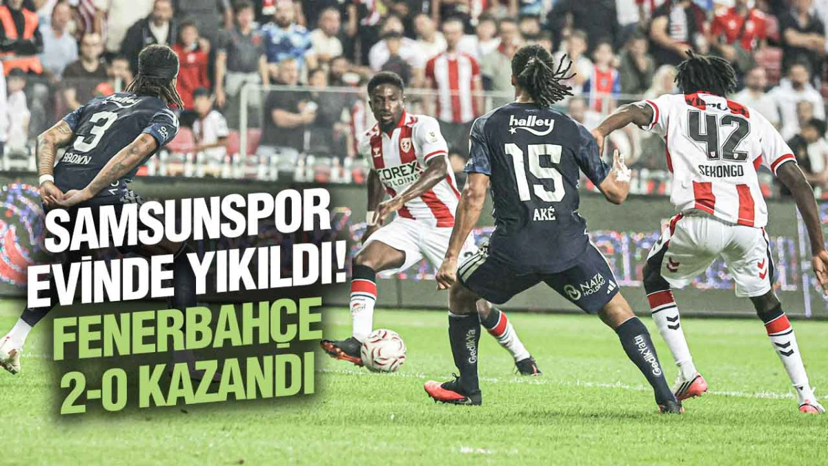 Samsunspor: 0 - Fenerbah&ccedil;e: 2