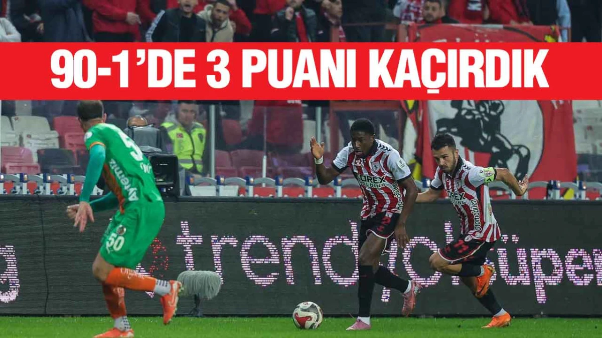 SAMSUNSPOR A.Ş.: 1 CORENDON ALANYASPOR: 1