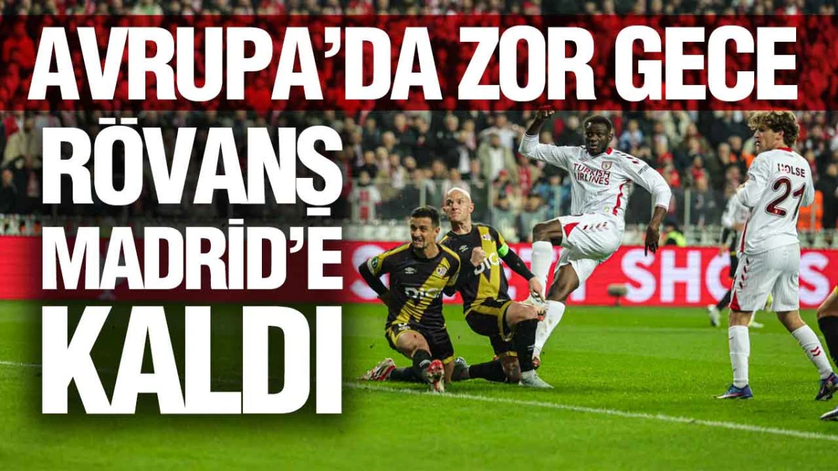 Samsunspor Evinde Yıkıldı! Rayo Vallecano 3 Golle Avantajı Aldı