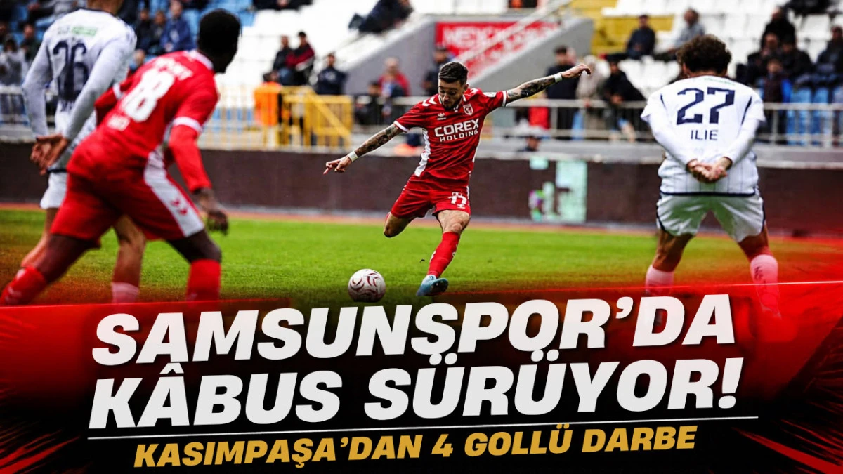 Samsunspor&rsquo;da Bjelica D&ouml;nemi K&ouml;t&uuml; Başladı! İstanbul&rsquo;da 4 Goll&uuml; Şok