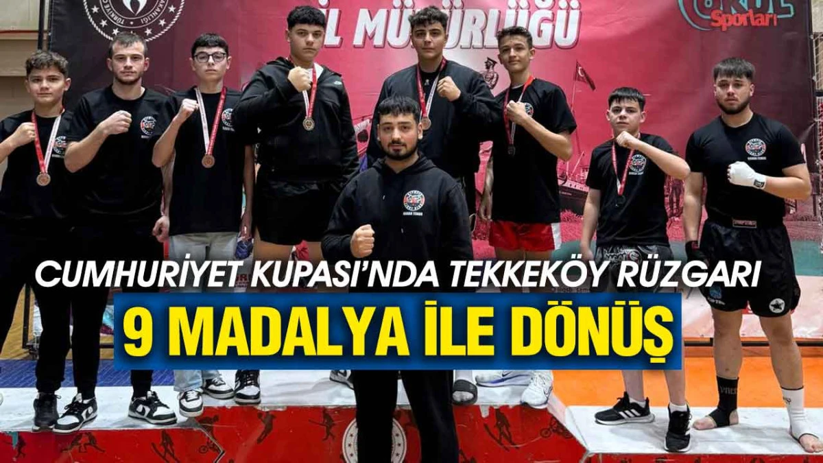 Samsun’un Gururu Taha Çiçek Kick Boks’da Şampiyon