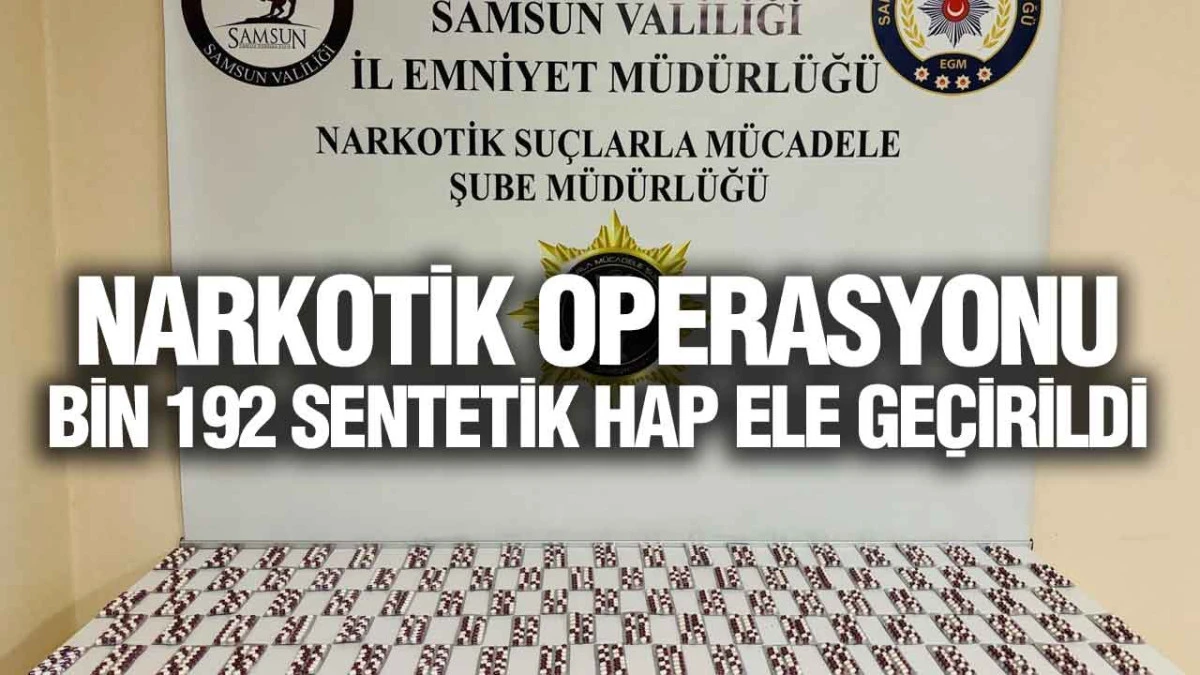 Samsun&rsquo;un İlkadım İl&ccedil;esinde Narkotik Operasyonu