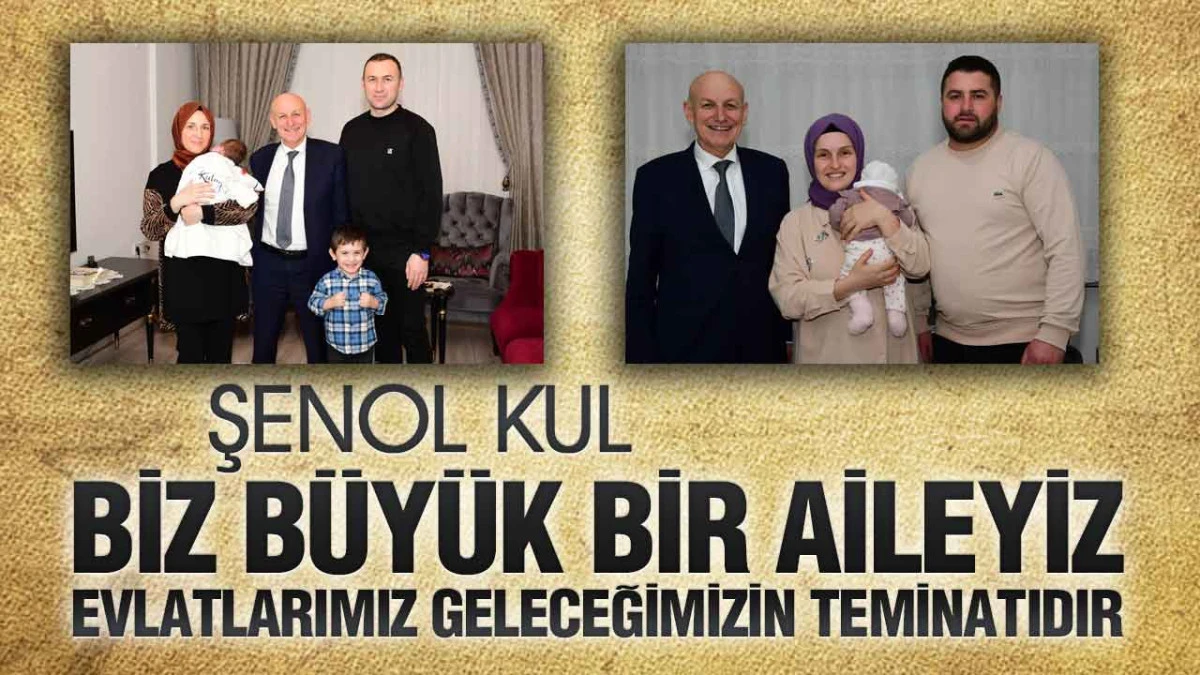 Şenol Kul&rsquo;dan, Yeni Anne veya Baba Olan Personeline Evinde Ziyaret