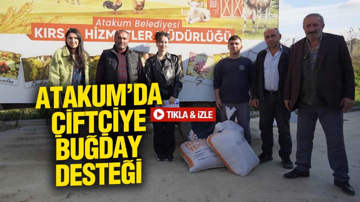 Serhat Türkel’den Atakumlu çiftçiye karakılçık buğdayı desteği 