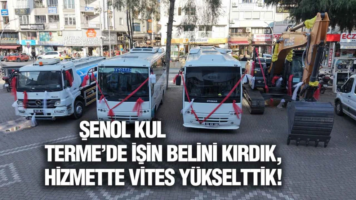 Terme Belediyesi Ara&ccedil; Parkını G&uuml;&ccedil;lendiriyor