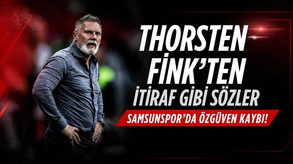 Thorsten Fink&rsquo;ten, Trabzonspor Mağlubiyeti A&ccedil;ıklaması
