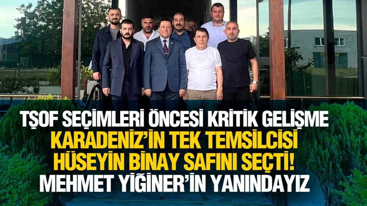 TŞOF Se&ccedil;imlerinde Samsun Delegasyonu Mehmet Yiğiner dedi