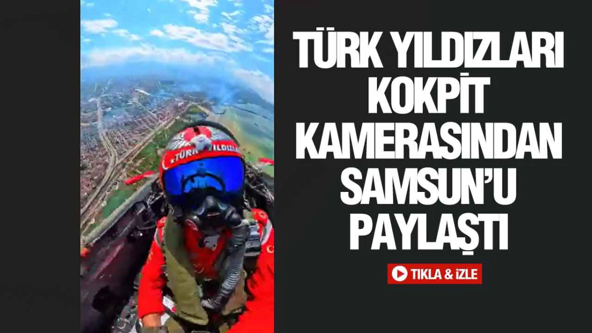 T&uuml;rk Yıldızları&rsquo;nın Samsun G&ouml;sterisi Sosyal Medyada G&uuml;ndem Oldu