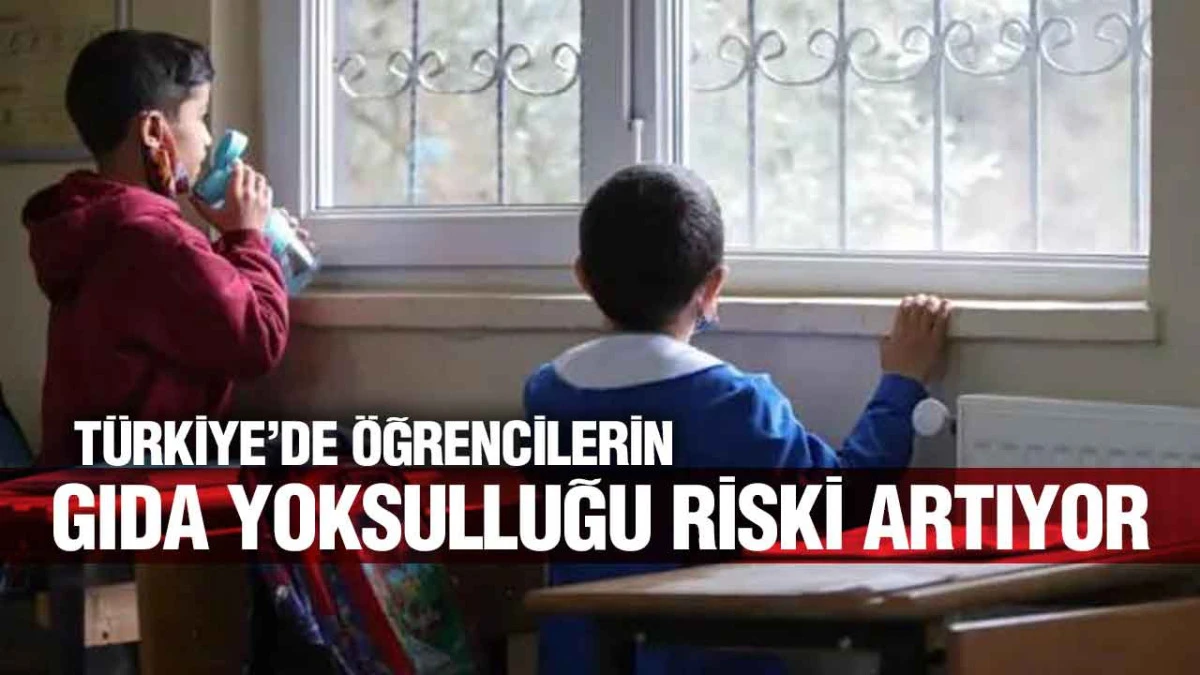 Türkiye’de Öğrencilerin Gıda Yoksulluğu Riski Artıyor