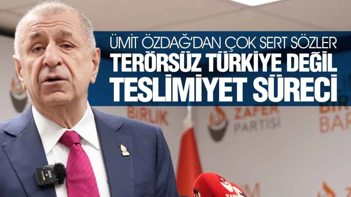 &Uuml;mit &Ouml;zdağ, &lsquo;Ter&ouml;rle M&uuml;cadele Yerine M&uuml;zakere Yapılıyor&rsquo;
