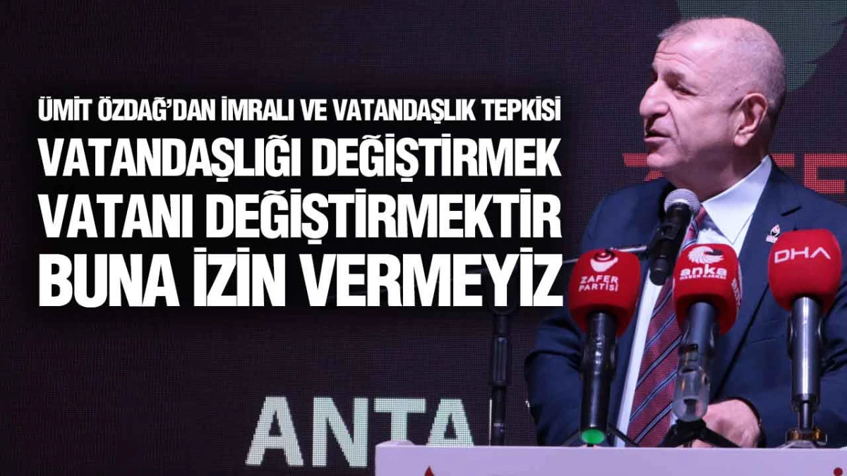 &Uuml;mit &Ouml;zdağ&rsquo;dan Antalya&rsquo;da Anayasa &Ccedil;ıkışı, &lsquo;66. Maddeyi Değiştirtmeyiz&rsquo;