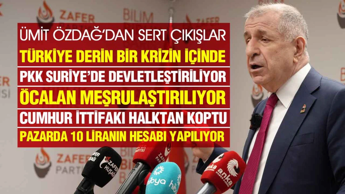 &Uuml;mit &Ouml;zdağ&rsquo;dan İktidara Sert &Ccedil;ıkış, &lsquo;Gidiyorsunuz, Sandıkta G&ouml;m&uuml;leceksiniz&rsquo;