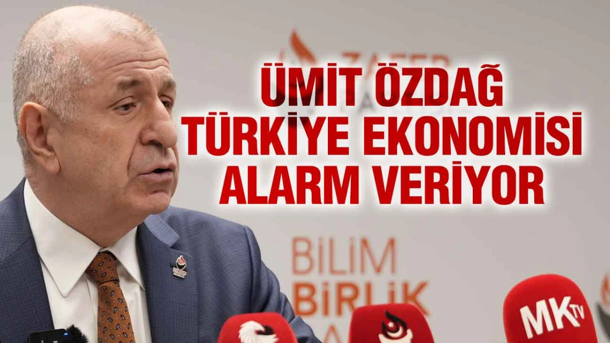 &Uuml;mit &Ouml;zdağ&rsquo;dan Sert Ekonomi Eleştirisi