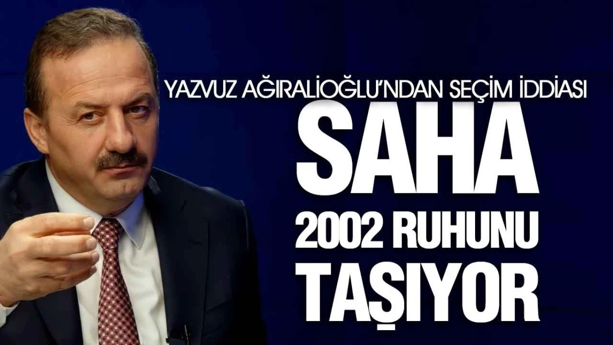 Yavuz Ağıralioğlu, &lsquo;Siyasette Yeni Bir Yol A&ccedil;ıyoruz&rsquo;