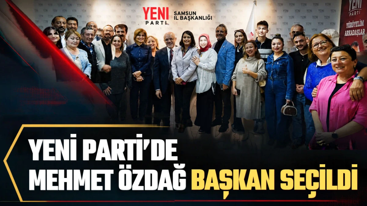 Yeni Parti Samsun&rsquo;da ilk kongresini yaptı
