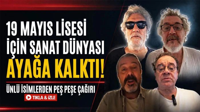&Uuml;nl&uuml; Sanat&ccedil;ılar Samsun&rsquo;da 19 Mayıs Lisesi i&ccedil;in buluştu
