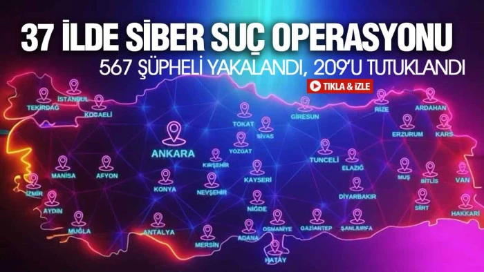 Siber Suçlara Büyük Darbe! 10 Günde 567 Şüpheli Gözaltında