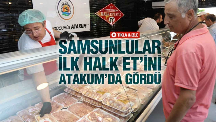 Başkan Serhat Türkel ikinci kent lokantası ile Samsun’un ilk halk et’ini vatandaşlarla buluşturdu