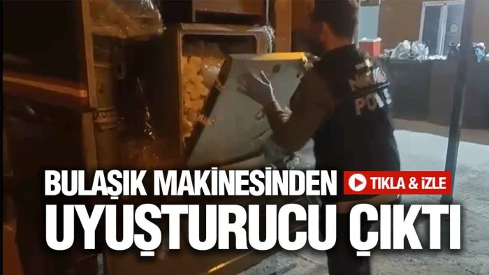 Samsun’da Bulaşık Makinesine Saklanan 53 Bin 760 Hap Yakalandı
