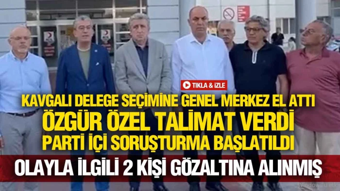 Özgür Özel Talimat Verdi: Atakum’daki Kavga İçin Soruşturma Başlatıldı