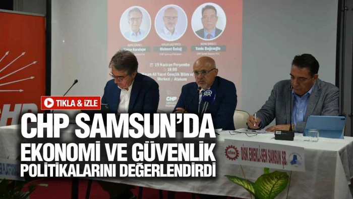 ‘Ekonomi ve Güvenlik Politikaları’ başlıklı panel Hasan Ali Yücel’de gerçekleştirildi