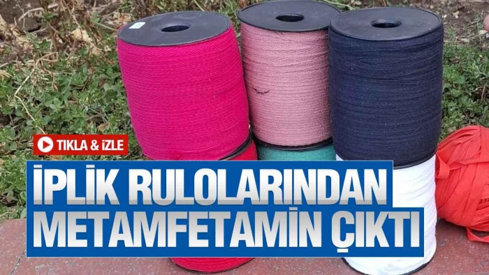 Samsun’da İplik Rulolarına Zulalanmış Metamfetamin Ele Geçirildi