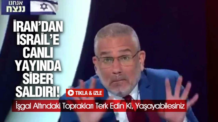 İran'dan İsrail Kanal 14'e Siber Saldırı! Canlı Yayını Deldi