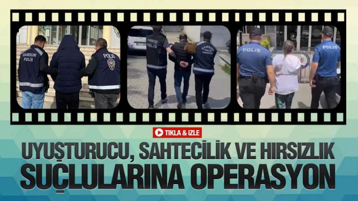Samsun’da Hapis Cezalı Üç Şahıs Polis Ekiplerince Yakalandı