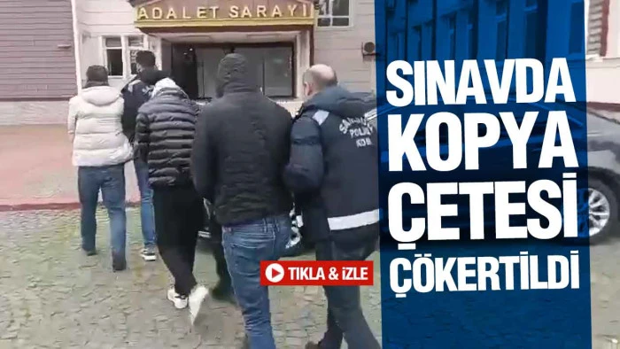 Samsun Bafra&rsquo;da Sınavda Kopya Operasyonu