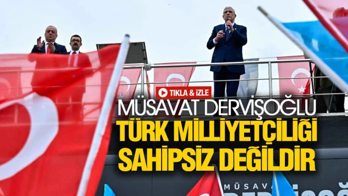 Müsavat Dervişoğlu'ndan Samsun'da Sert Mesajlar
