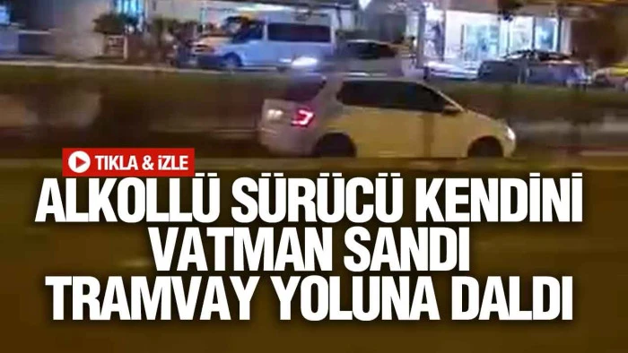 Samsun’da Tramvay Yoluna Giren Sürücüye Rekor Ceza