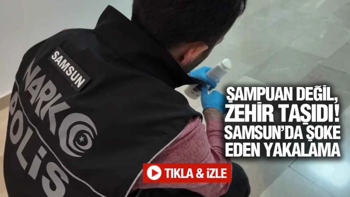 Samsun’da Şampuan Kutusunda Metamfetamin Ele Geçirildi