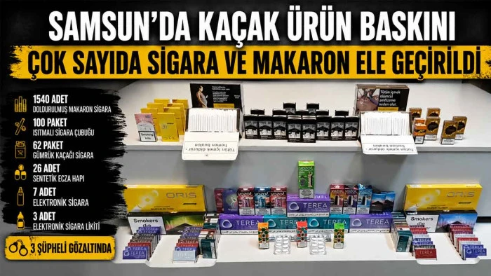 Samsun&rsquo;da Ka&ccedil;ak&ccedil;ılara Ge&ccedil;it Yok: 3 Ş&uuml;pheli Yakalandı